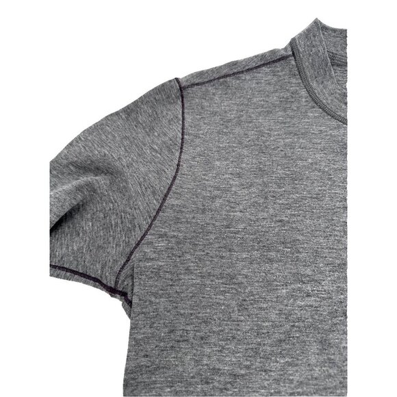 Lululemon Sweater Mens purple & Grey Performance Activewear Top reversable - Picture 11 of 12